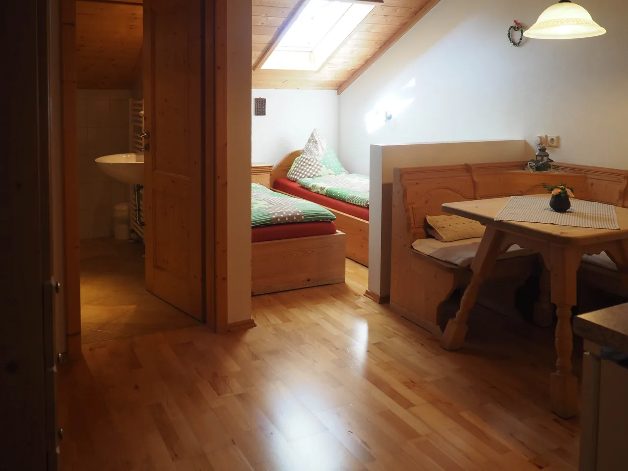 Essplatz im Appartement