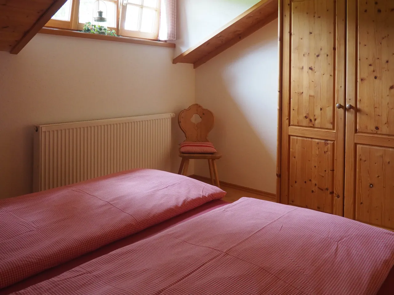 Schlafzimmer der Ferienwohnung 1